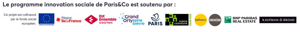 Partenaires du programme d'innovation sociale Paris&Co