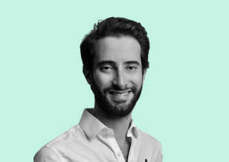 Serge Rosenweig fond vert